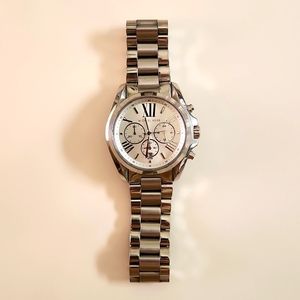 Michael Kors Oversized Bradshaw Chronograph Silver automatic watch MK 5535